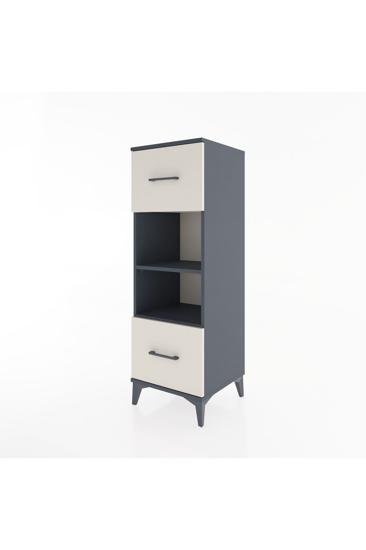 Hyperion Dolap 2 Raflı 2 Çekmeceli 44x44x134 - S49M027V4B