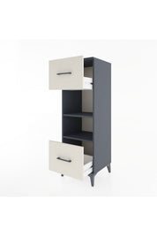 Hyperion Dolap 2 Raflı 2 Çekmeceli 44x44x134 - S49M027V4B