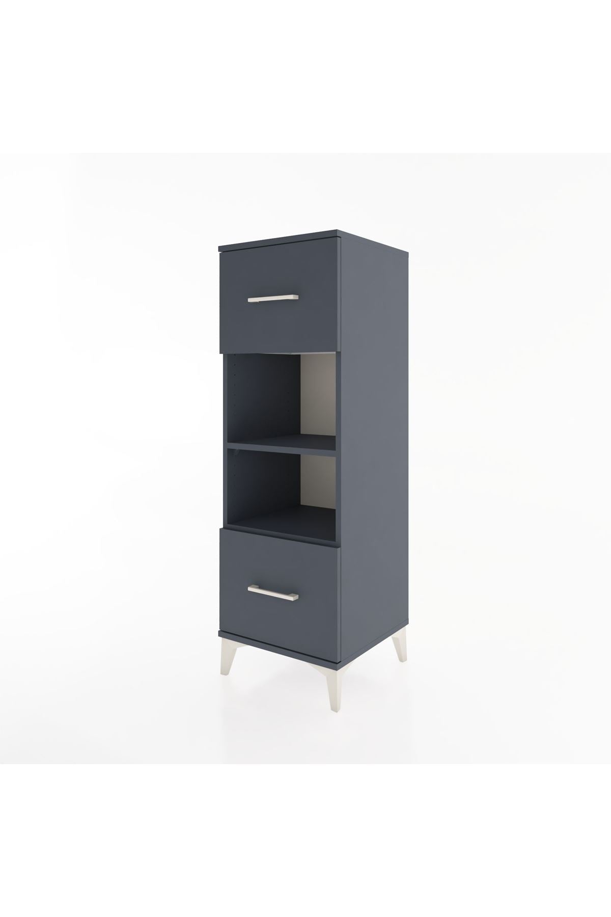 Hyperion Dolap 2 Raflı 2 Çekmeceli 44x44x134 - S49M027V5B