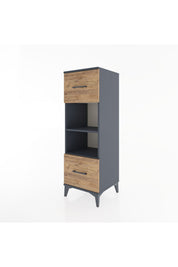 Hyperion Dolap 2 Raflı 2 Çekmeceli 44x44x134 - S49M027V6B