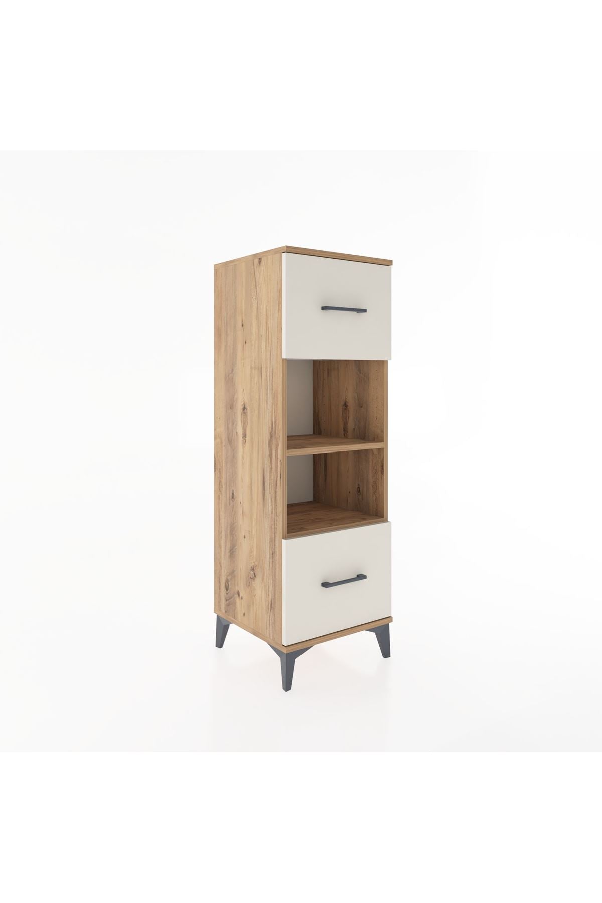 Hyperion Dolap 2 Raflı 2 Çekmeceli 44x44x134 - S49M027V7B