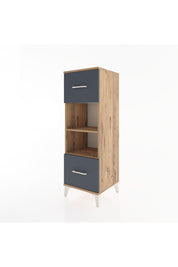 Hyperion Dolap 2 Raflı 2 Çekmeceli 44x44x134 - S49M027V8B