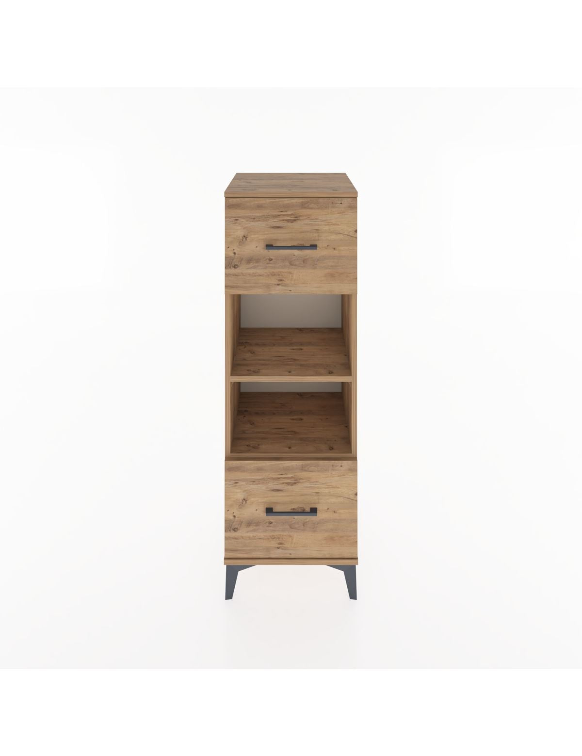 Hyperion Dolap 2 Raflı 2 Çekmeceli 44x44x134 - S49M027V9B