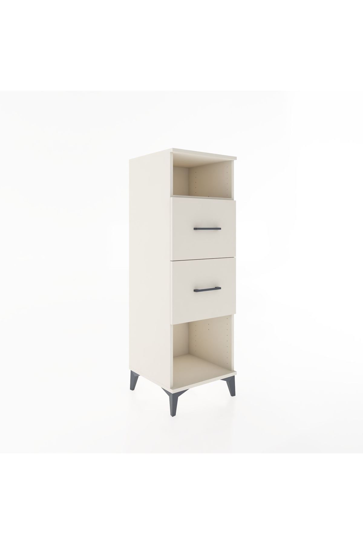 Hyperion Dolap Tek Raflı 2 Çekmeceli 44x44x134 - S49M028V1B