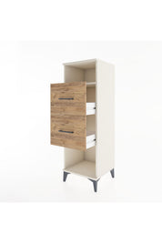 Hyperion Dolap Tek Raflı 2 Çekmeceli 44x44x134 - S49M028V3B