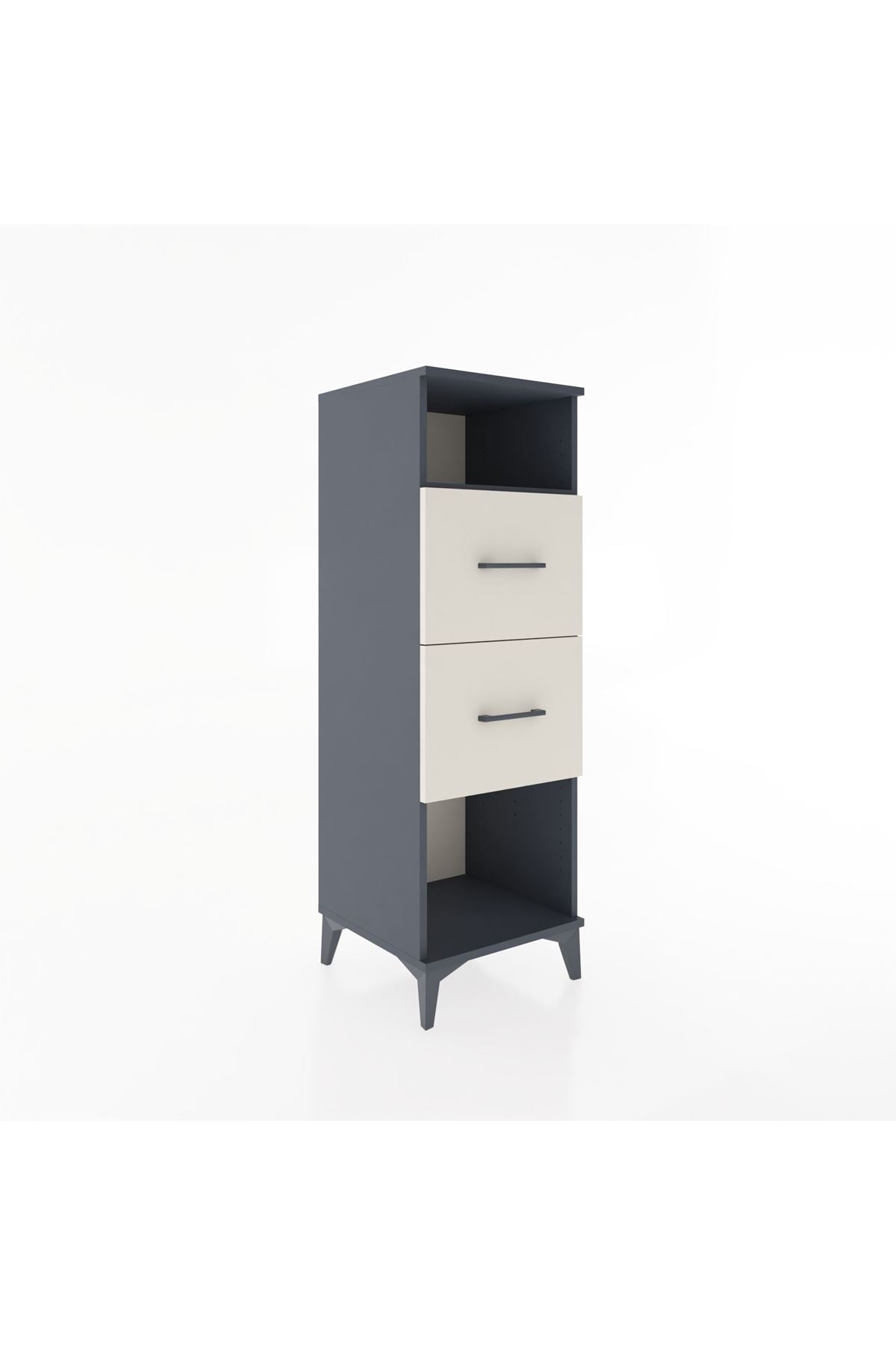 Hyperion Dolap Tek Raflı 2 Çekmeceli 44x44x134 - S49M028V4B