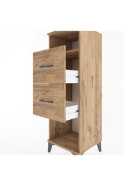 Hyperion Dolap Tek Raflı 2 Çekmeceli 44x44x134 - S49M028V9B
