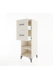 Hyperion Dolap Tek Raflı 2 Çekmeceli 44x44x134 - S49M029V1B