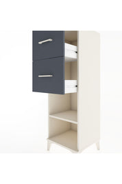 Hyperion Dolap Tek Raflı 2 Çekmeceli 44x44x134 - S49M029V2B