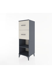 Hyperion Dolap Tek Raflı 2 Çekmeceli 44x44x134 - S49M029V4B