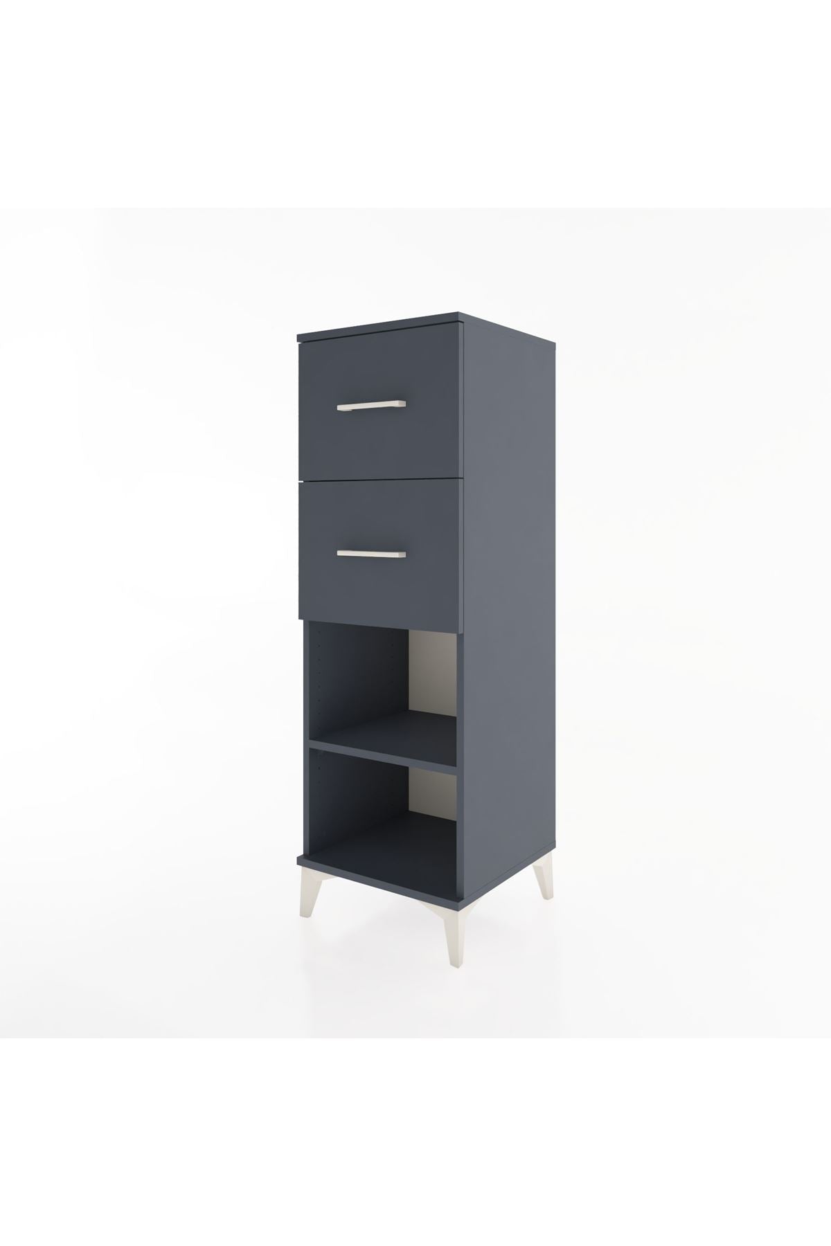 Hyperion Dolap Tek Raflı 2 Çekmeceli 44x44x134 - S49M029V5B