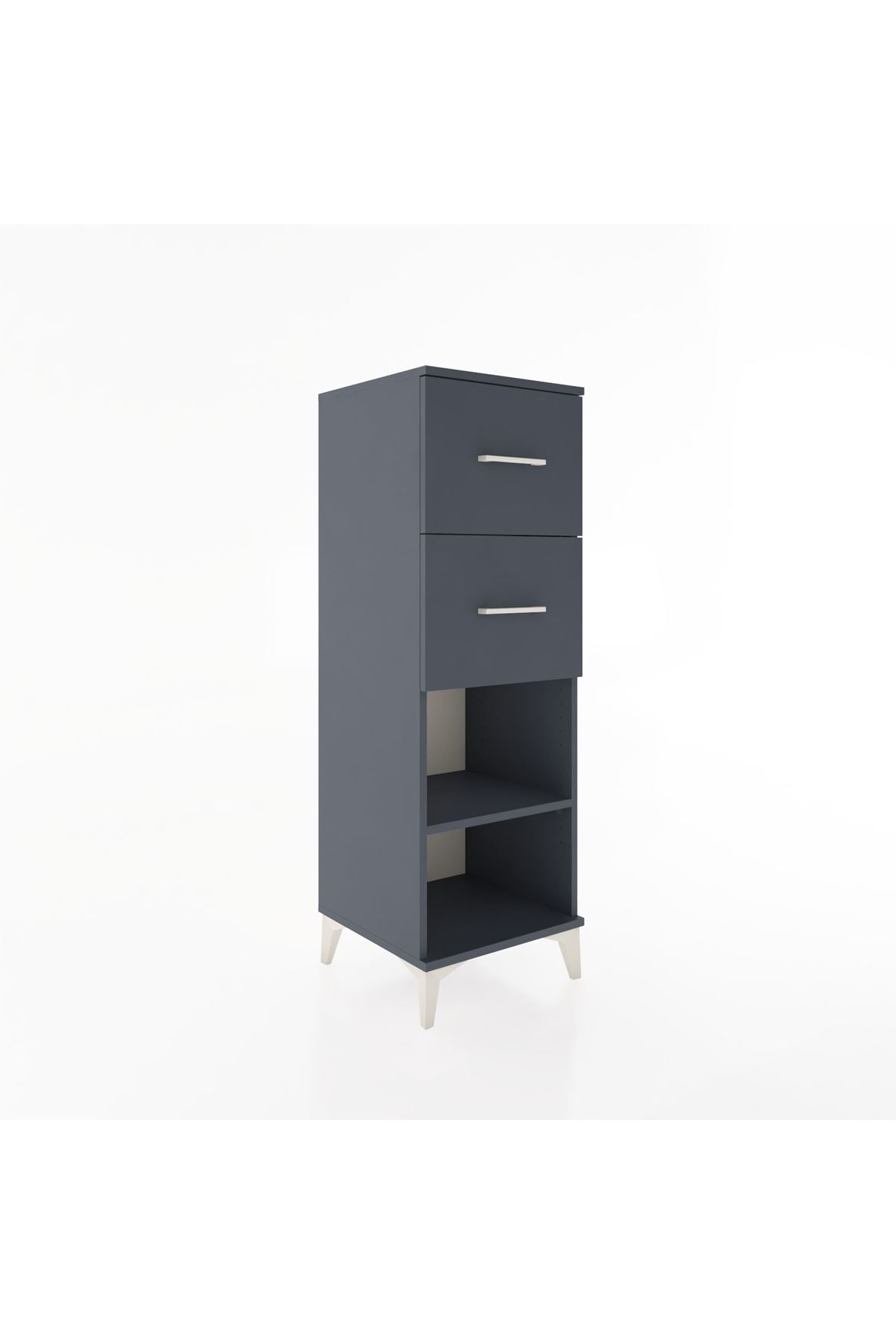 Hyperion Dolap Tek Raflı 2 Çekmeceli 44x44x134 - S49M029V5B