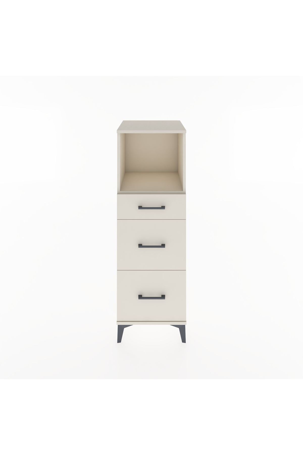 Hyperion Dolap Tek Raflı 3 Çekmeceli 44x44x134 - S49M030V1B