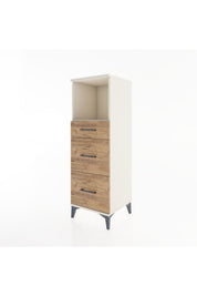 Hyperion Dolap Tek Raflı 3 Çekmeceli 44x44x134 - S49M030V3B