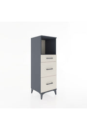 Hyperion Dolap Tek Raflı 3 Çekmeceli 44x44x134 - S49M030V4B