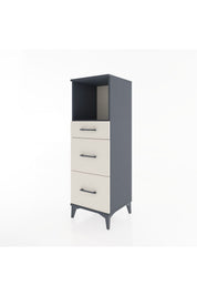 Hyperion Dolap Tek Raflı 3 Çekmeceli 44x44x134 - S49M030V4B
