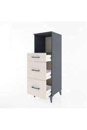 Hyperion Dolap Tek Raflı 3 Çekmeceli 44x44x134 - S49M030V4B
