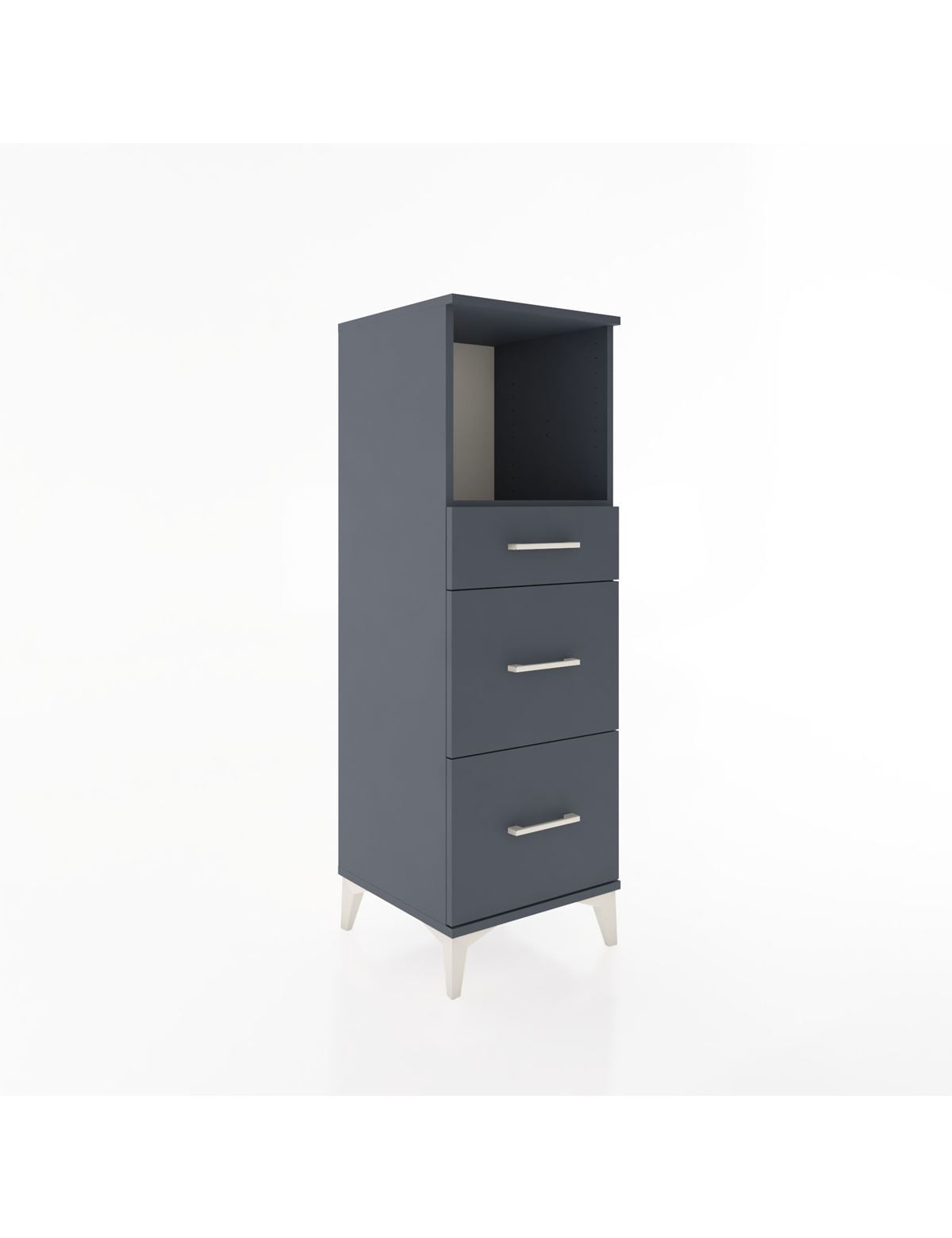 Hyperion Dolap Tek Raflı 3 Çekmeceli 44x44x134 - S49M030V5B