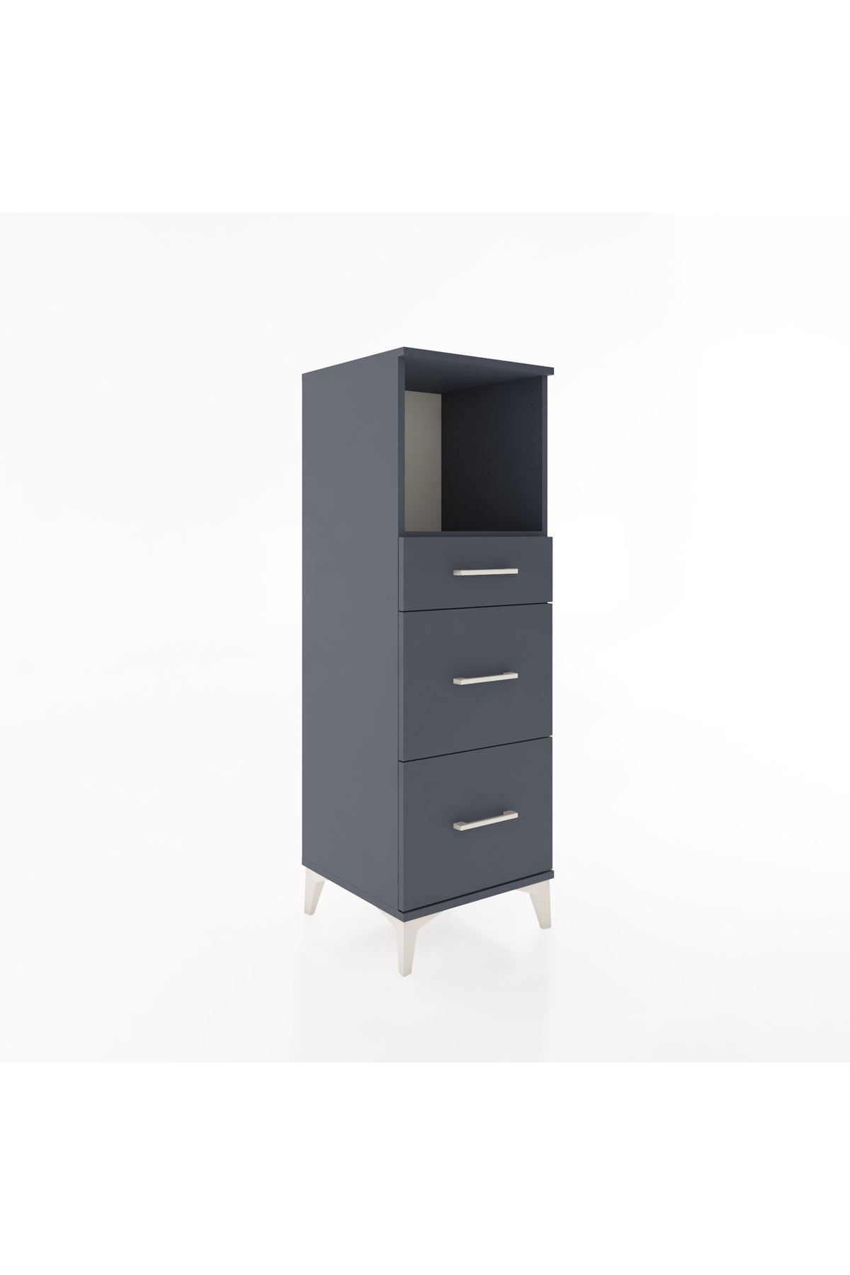 Hyperion Dolap Tek Raflı 3 Çekmeceli 44x44x134 - S49M030V5B