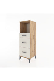 Hyperion Dolap Tek Raflı 3 Çekmeceli 44x44x134 - S49M030V7B