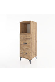 Hyperion Dolap Tek Raflı 3 Çekmeceli 44x44x134 - S49M030V9B