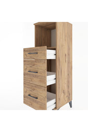 Hyperion Dolap Tek Raflı 3 Çekmeceli 44x44x134 - S49M030V9B