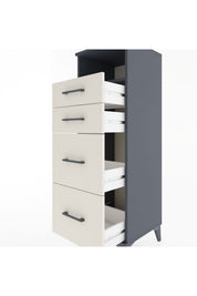 Hyperion Dolap Tek Raflı 4 Çekmeceli 44x44x134 - S49M031V4B