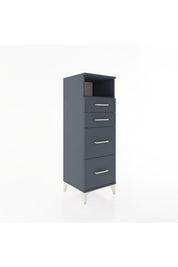 Hyperion Dolap Tek Raflı 4 Çekmeceli 44x44x134 - S49M031V5B