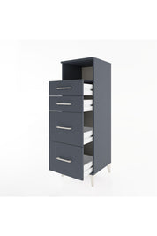 Hyperion Dolap Tek Raflı 4 Çekmeceli 44x44x134 - S49M031V5B