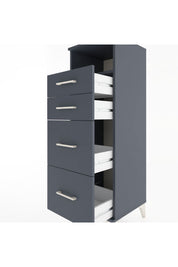 Hyperion Dolap Tek Raflı 4 Çekmeceli 44x44x134 - S49M031V5B