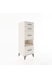 Hyperion Dolap Tek Raflı 4 Çekmeceli 44x44x134 - S49M032V1B