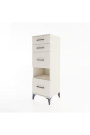 Hyperion Dolap Tek Raflı 4 Çekmeceli 44x44x134 - S49M032V1B