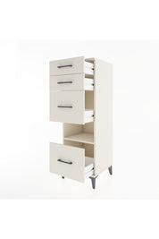 Hyperion Dolap Tek Raflı 4 Çekmeceli 44x44x134 - S49M032V1B