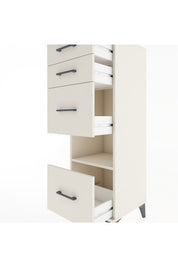 Hyperion Dolap Tek Raflı 4 Çekmeceli 44x44x134 - S49M032V1B