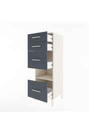 Hyperion Dolap Tek Raflı 4 Çekmeceli 44x44x134 - S49M032V2B
