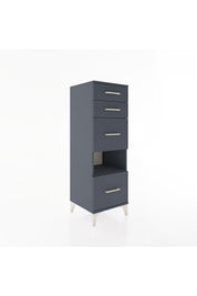 Hyperion Dolap Tek Raflı 4 Çekmeceli 44x44x134 - S49M032V5B
