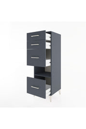 Hyperion Dolap Tek Raflı 4 Çekmeceli 44x44x134 - S49M032V5B