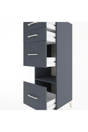 Hyperion Dolap Tek Raflı 4 Çekmeceli 44x44x134 - S49M032V5B