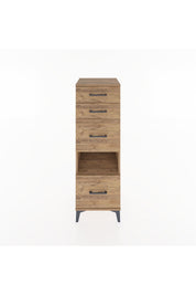 Hyperion Dolap Tek Raflı 4 Çekmeceli 44x44x134 - S49M032V9B