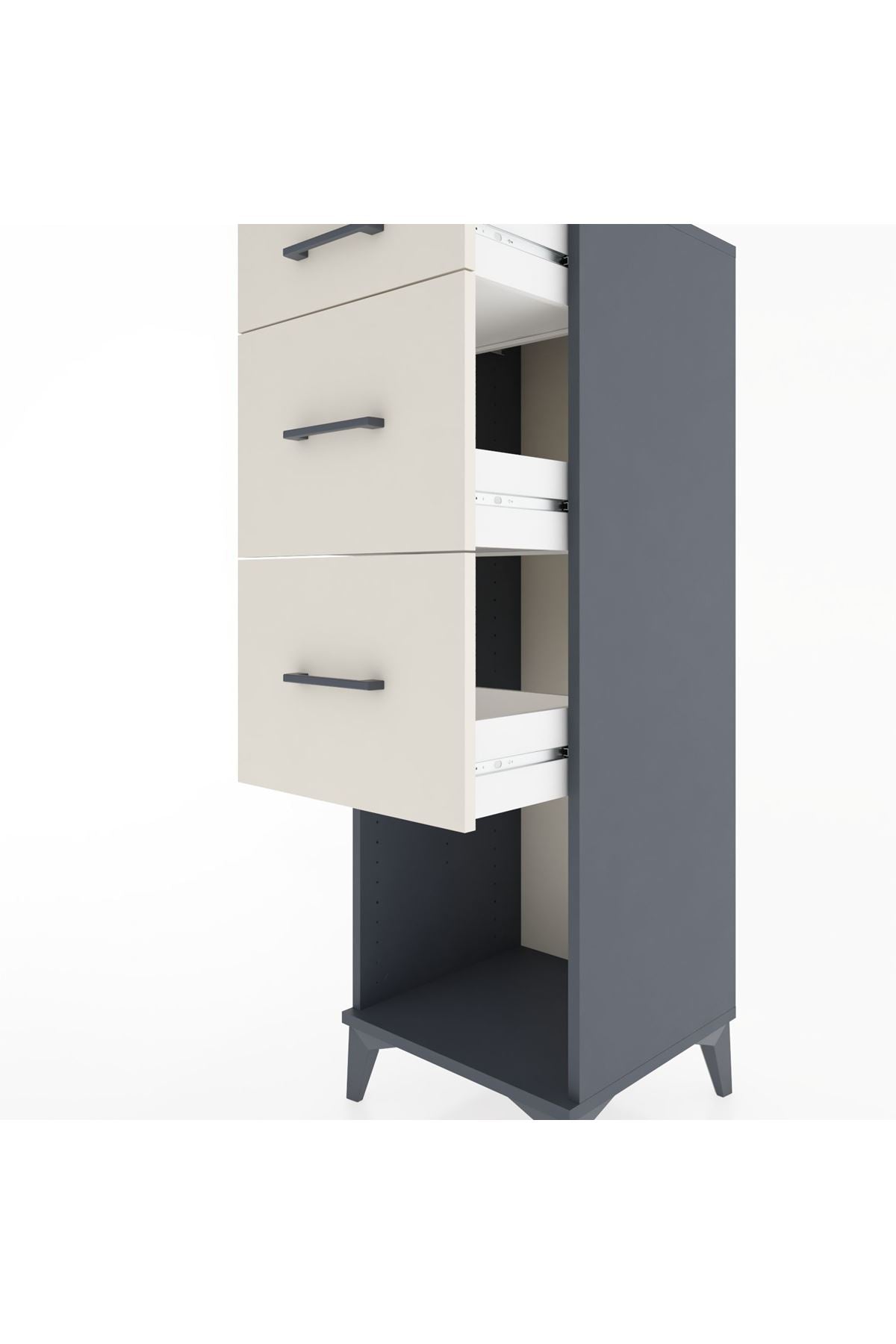 Hyperion Dolap 3 Çekmeceli 44x44x134 - S49M033V4B