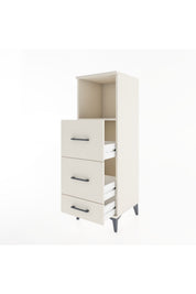 Hyperion Dolap Tek Raflı 3 Çekmeceli 44x44x134 - S49M035V1B