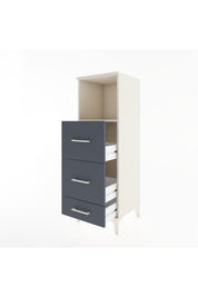 Hyperion Dolap Tek Raflı 3 Çekmeceli 44x44x134 - S49M035V2B