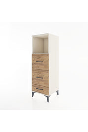 Hyperion Dolap Tek Raflı 3 Çekmeceli 44x44x134 - S49M035V3B