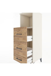 Hyperion Dolap Tek Raflı 3 Çekmeceli 44x44x134 - S49M035V3B