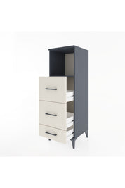 Hyperion Dolap Tek Raflı 3 Çekmeceli 44x44x134 - S49M035V4B