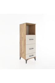 Hyperion Dolap Tek Raflı 3 Çekmeceli 44x44x134 - S49M035V7B