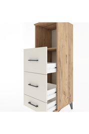Hyperion Dolap Tek Raflı 3 Çekmeceli 44x44x134 - S49M035V7B