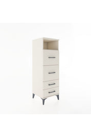 Hyperion Dolap Tek Raflı 4 Çekmeceli 44x44x134 - S49M036V1B