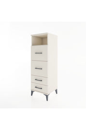 Hyperion Dolap Tek Raflı 4 Çekmeceli 44x44x134 - S49M036V1B