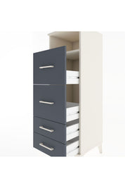 Hyperion Dolap Tek Raflı 4 Çekmeceli 44x44x134 - S49M036V2B
